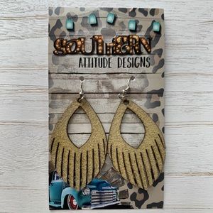 Leather Western Earrings